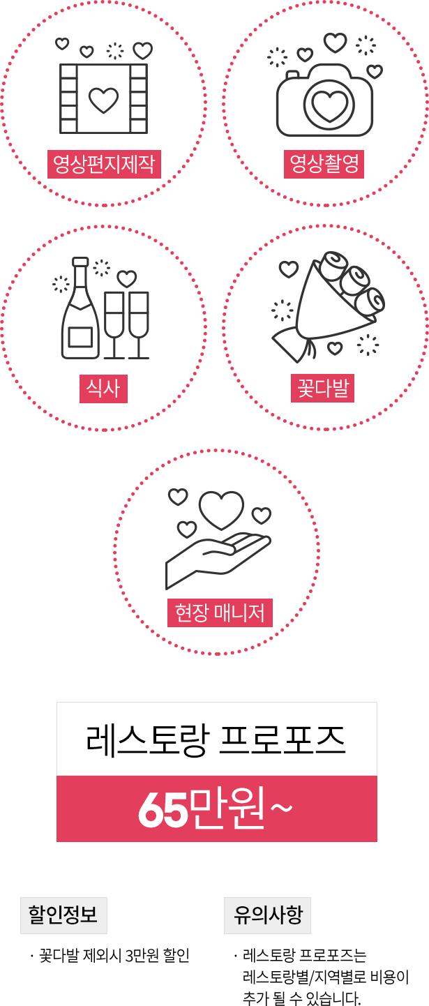 레스토랑 프로포즈 - 고프로포즈 안내